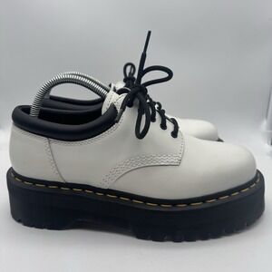 Dr. Martens Unisex Men's SZ.8/Women SZ9 8053 Quad Leather‎ Platform  Shoes